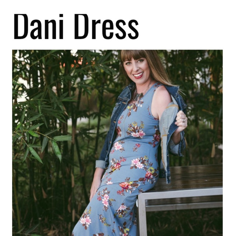 NWT med Lularoe  Dani tank column maxi dress